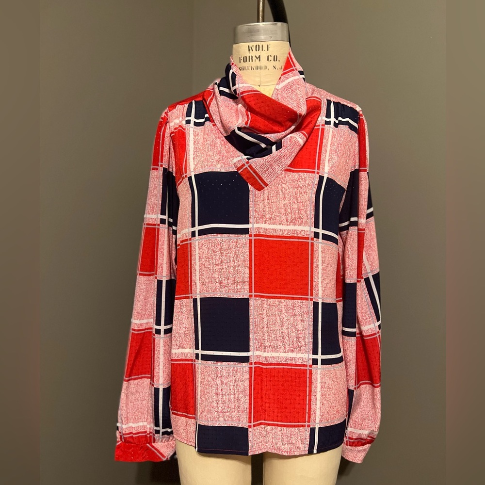 Vintage Cowl Neck Blouse